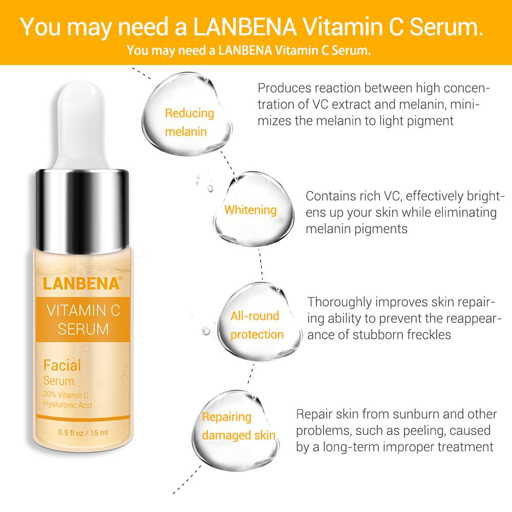 Lanbena Vitamin c serum 100 Antiaging / Antiacne / whitening Serum